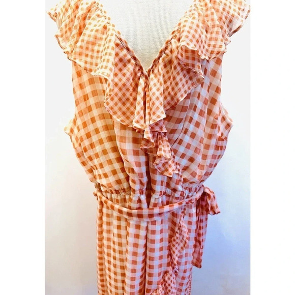 NWT LAUREN CONRAD Women Sleeveless Pullover V-Neck Lined Dress Plus Size 4X - Picture 5 of 14